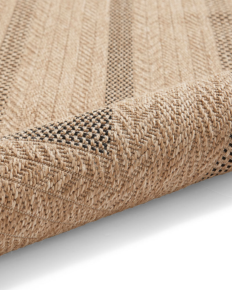 NOMAD 5021 INDOOR OUTDOOR FLATWEAVE FAUX JUTE RUG