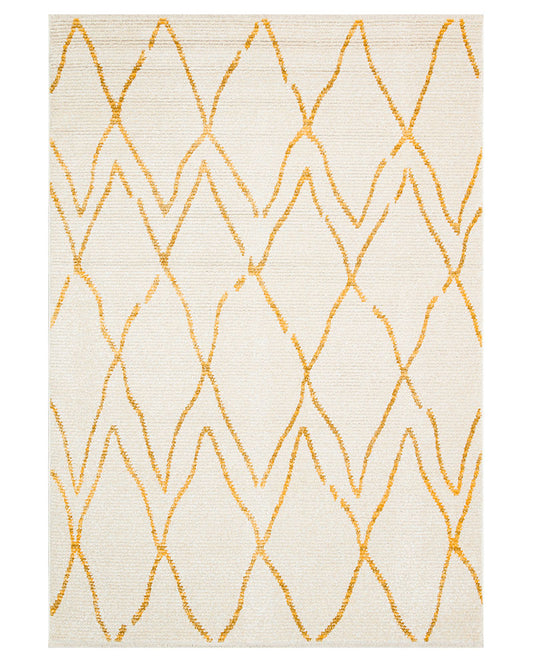 ALPAKA ALPK02 IVORY YELLOW CONCEPT LOOMS BOHO 160X220CM RUG