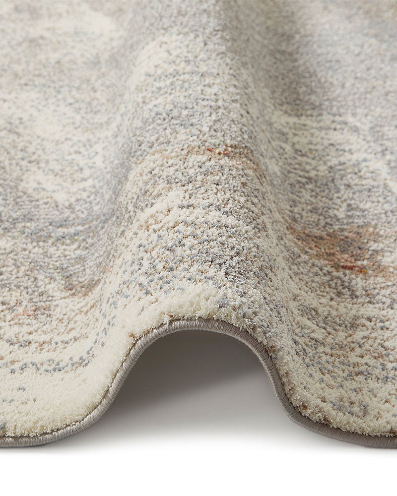 AMARA AMA101 IVORY GREY TAUPE ABSTRACT RUG