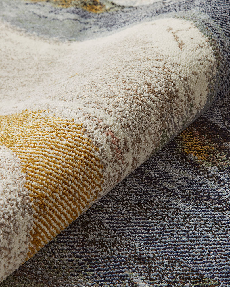 AMARA AMA102 PEARL MIDNIGHT ABSTRACT RUG