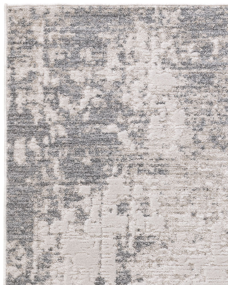 ANDERS AN01 GREY BEIGE ABSTRACT MODERN RUG