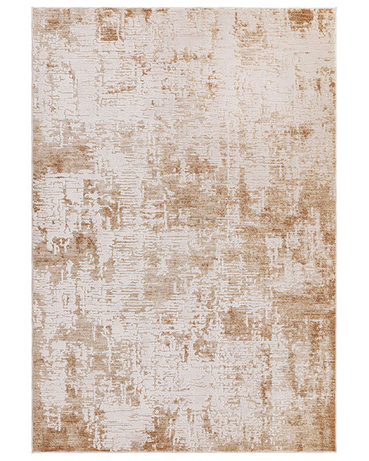 ANDERS AN02 TERRECOTTA BEIGE ABSTRACT MODERN RUG