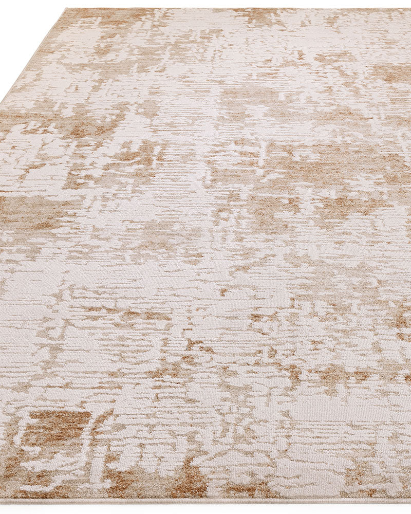 ANDERS AN02 TERRECOTTA BEIGE ABSTRACT MODERN RUG