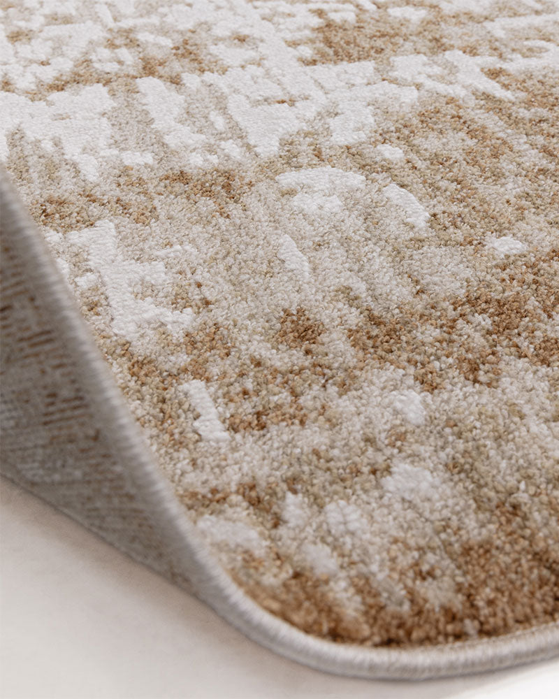 ANDERS AN02 TERRECOTTA BEIGE ABSTRACT MODERN RUG