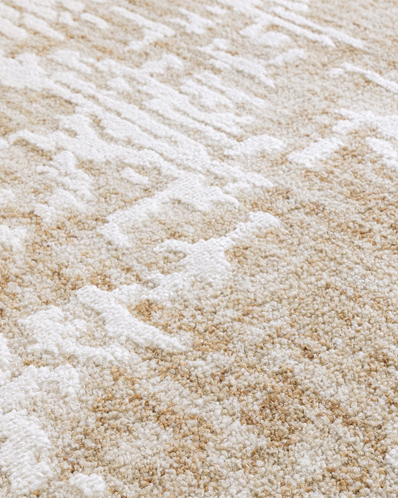 ANDERS AN02 TERRECOTTA BEIGE ABSTRACT MODERN RUG