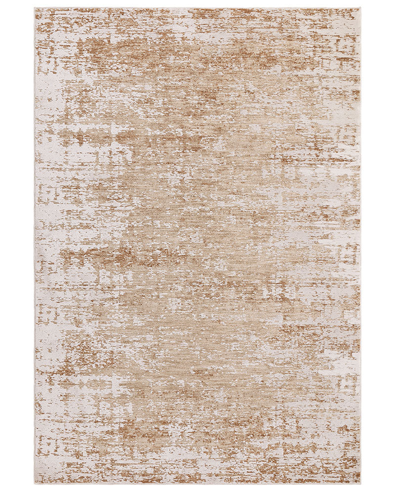 ANDERS AN03 TERRECOTTA BEIGE ABSTRACT MODERN RUG