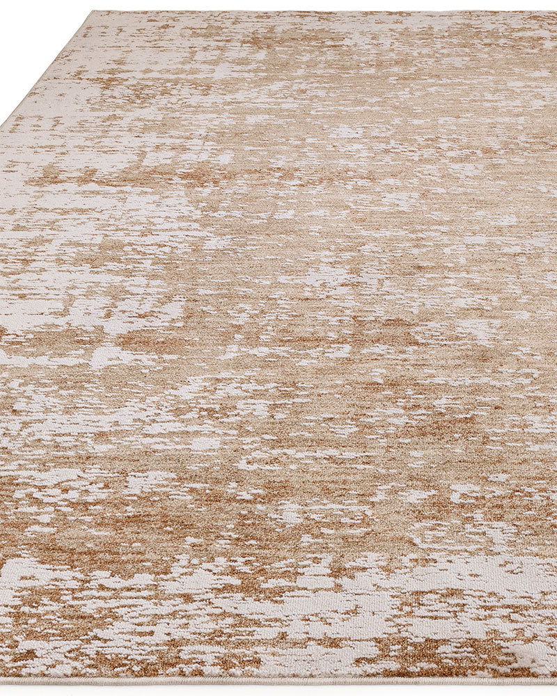 ANDERS AN03 TERRECOTTA BEIGE ABSTRACT MODERN RUG