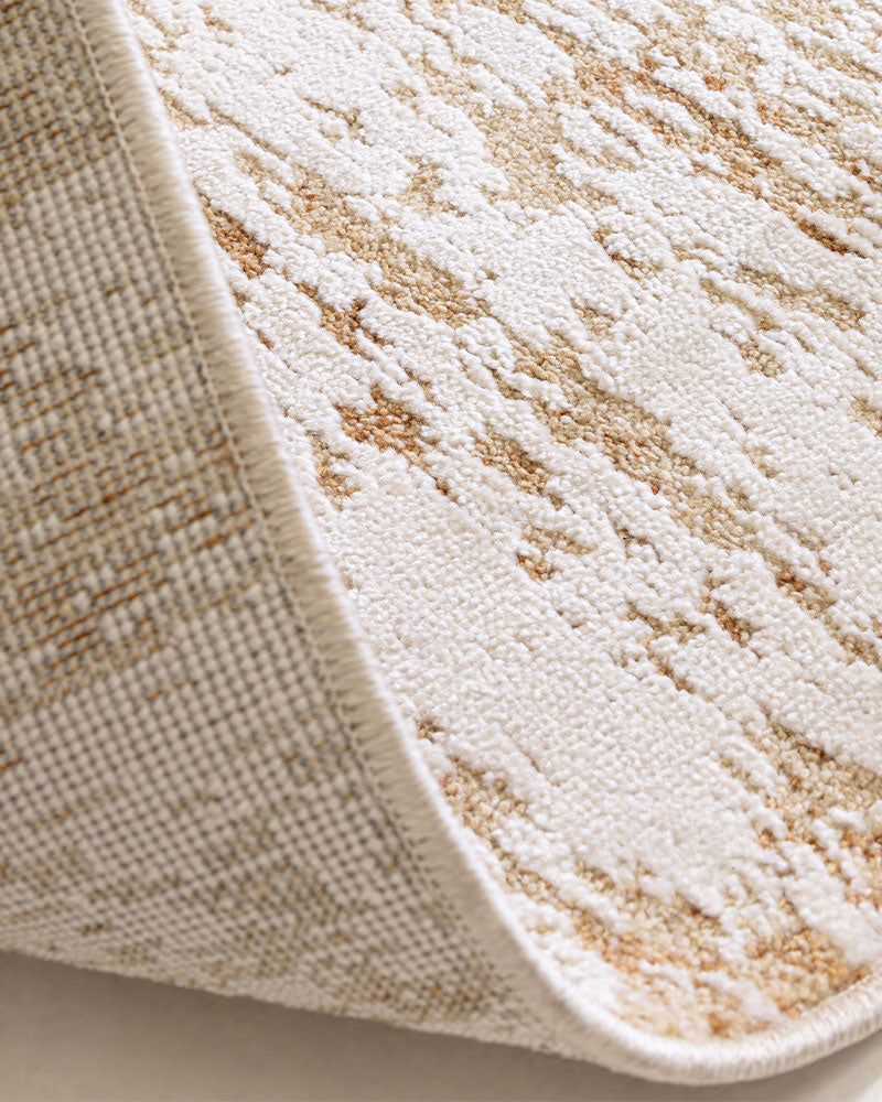 ANDERS AN03 TERRECOTTA BEIGE ABSTRACT MODERN RUG