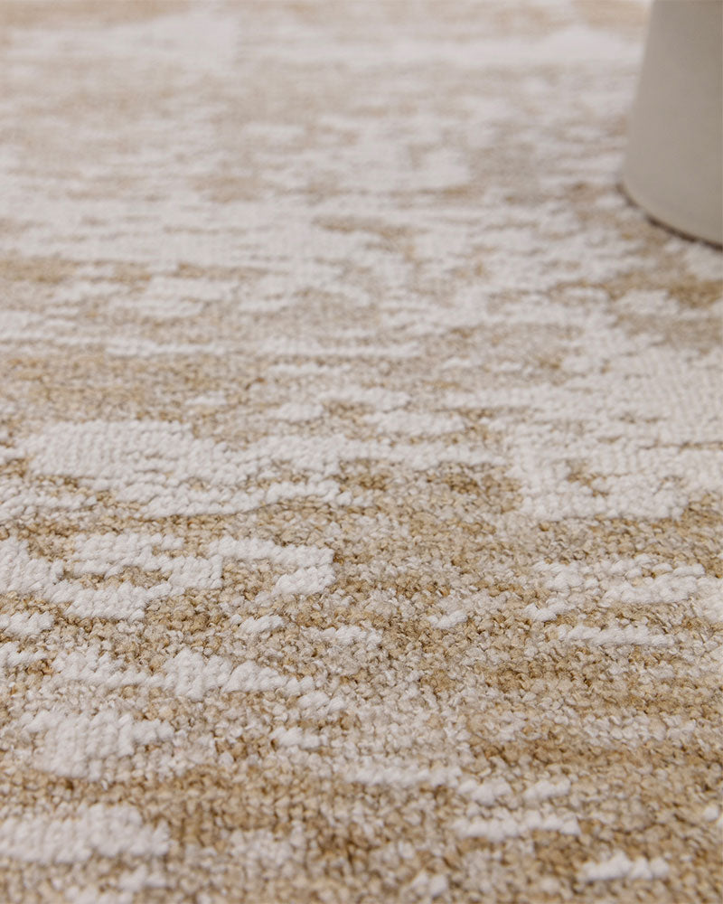 ANDERS AN04 BEIGE ABSTRACT MODERN RUG