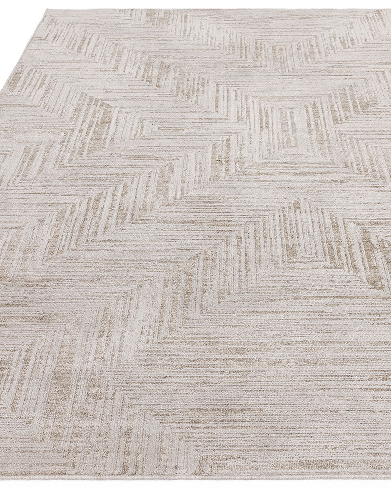 ANDERS AN12 BEIGE CHEVRON MODERN RUG