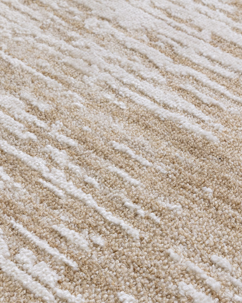 ANDERS AN13 BEIGE ABSTRACT MODERN RUG