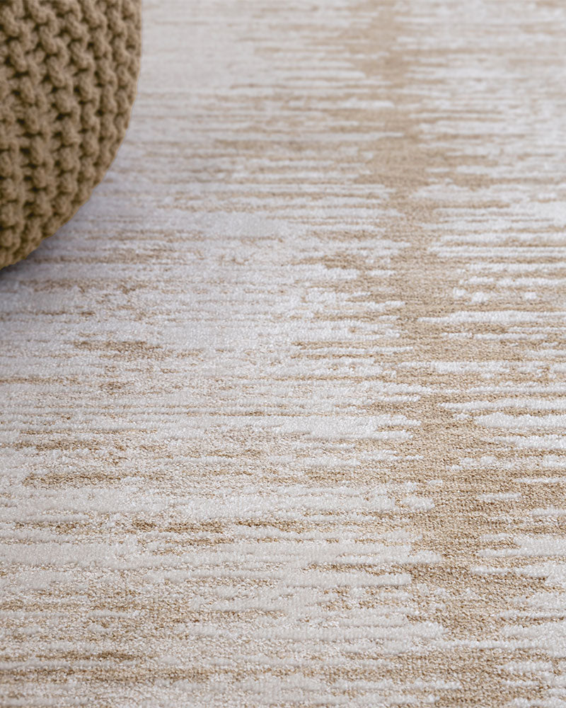 ANDERS AN13 BEIGE ABSTRACT MODERN RUG