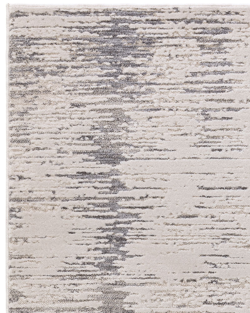 ANDERS AN14 GREY ABSTRACT MODERN RUG