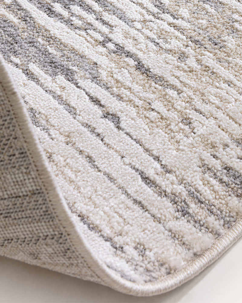 ANDERS AN14 GREY ABSTRACT MODERN RUG