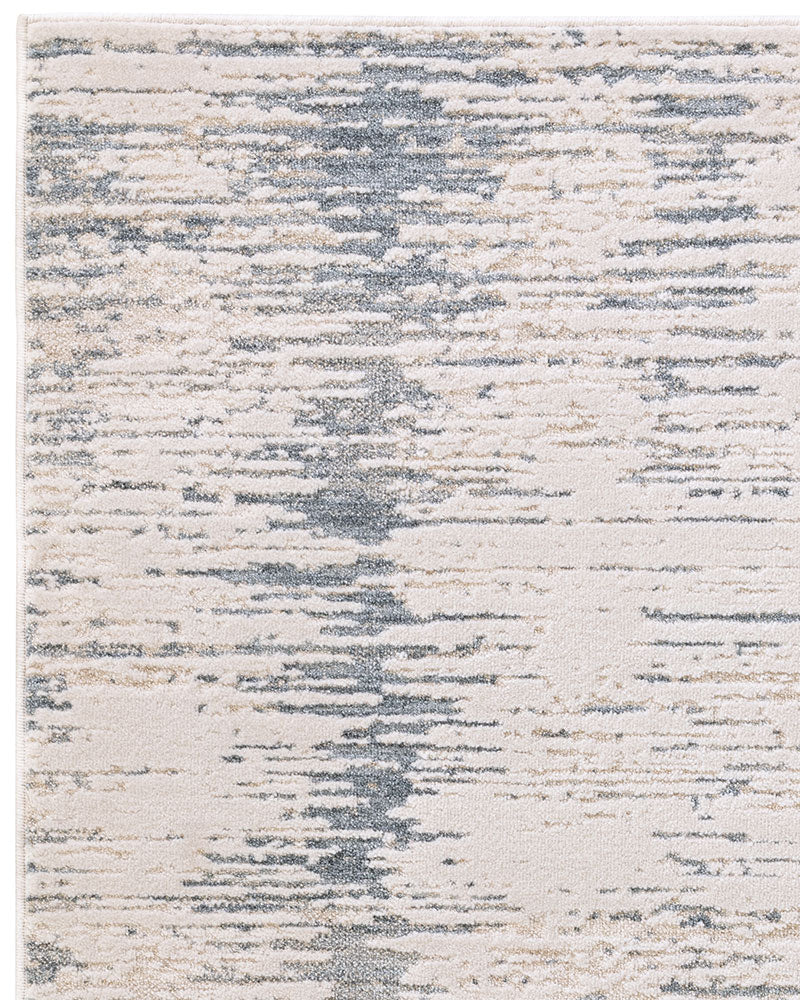 ANDERS AN15 BLUE ABSTRACT MODERN RUG