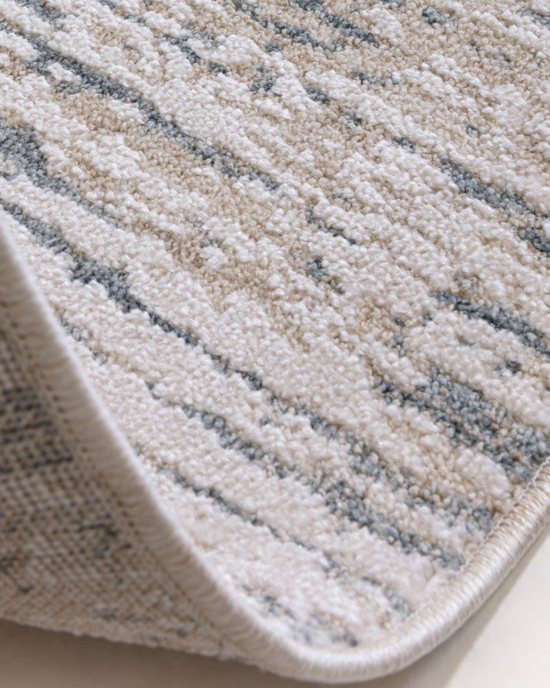 ANDERS AN15 BLUE ABSTRACT MODERN RUG