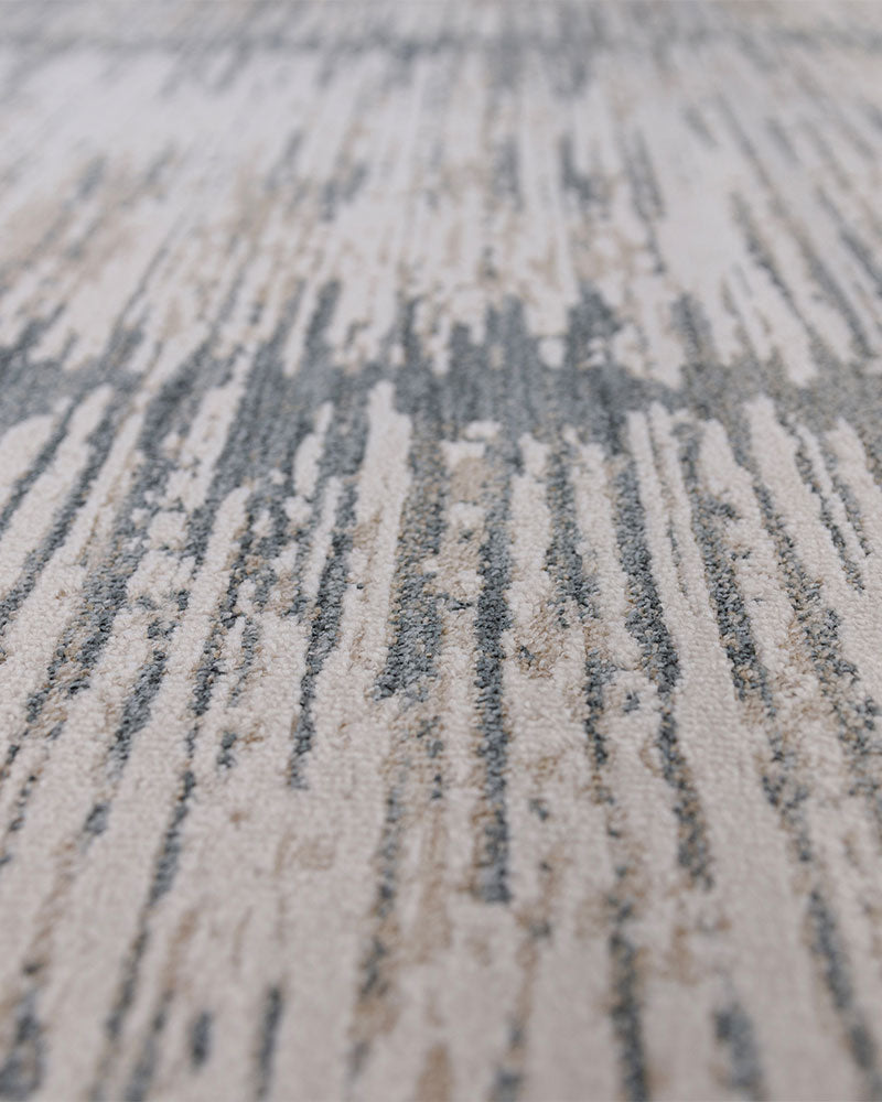 ANDERS AN15 BLUE ABSTRACT MODERN RUG