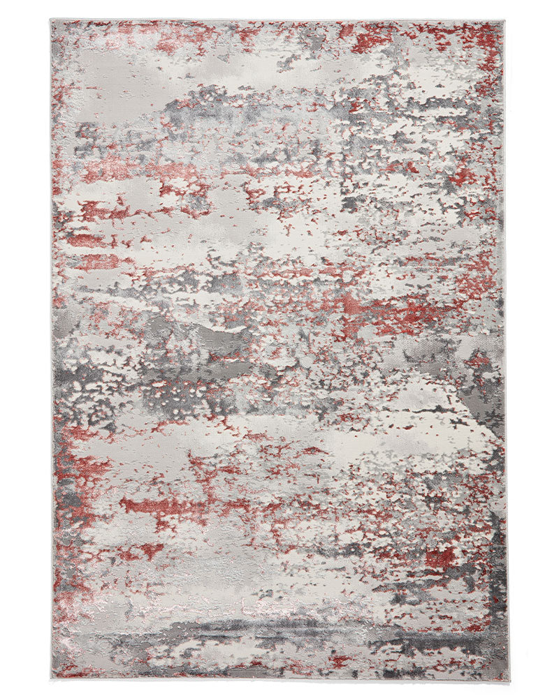 ARTEMIS B9289A PINK METALLIC ABSTRACT RUG