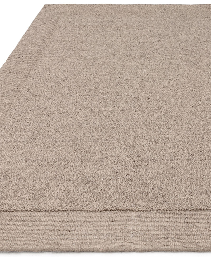 LARSON BEIGE NATURAL WOOL LOOP RUG