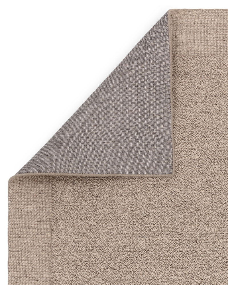 LARSON BEIGE NATURAL WOOL LOOP RUG