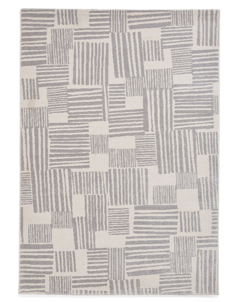 CATHERINE LANSFIELD BLOCKS GREY RUG