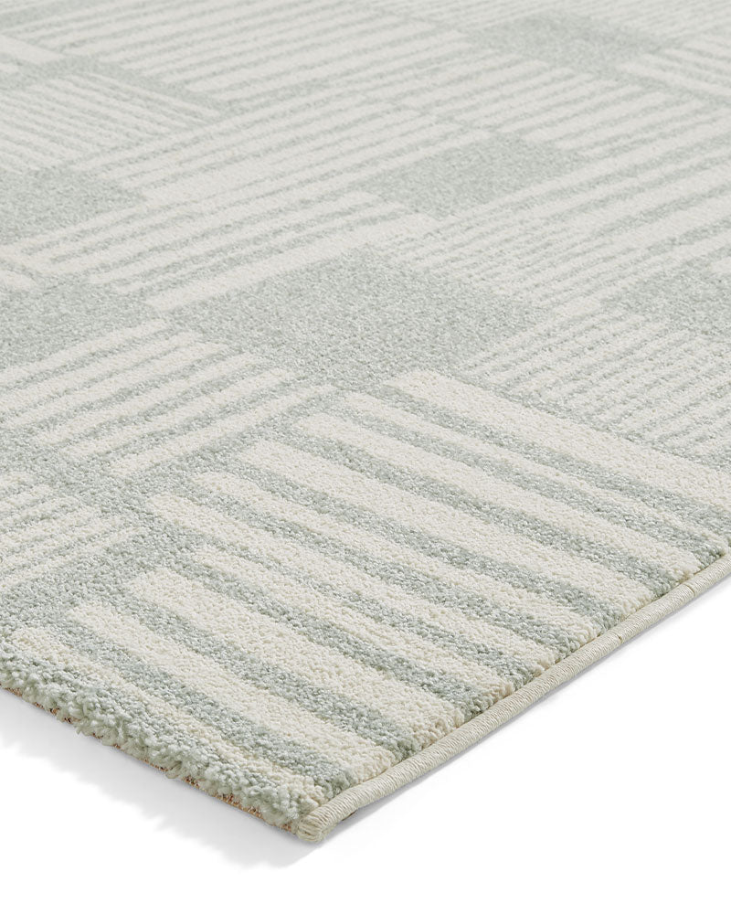 CATHERINE LANSFIELD BLOCKS SAGE GREEN RUG