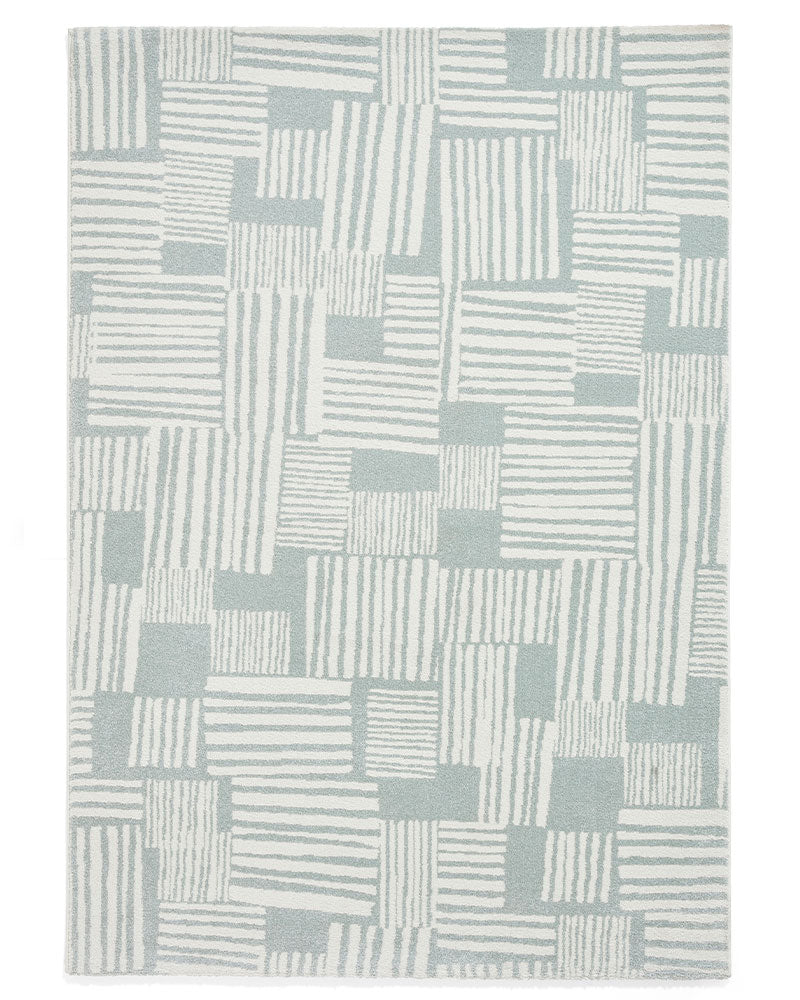 CATHERINE LANSFIELD BLOCKS SAGE GREEN RUG