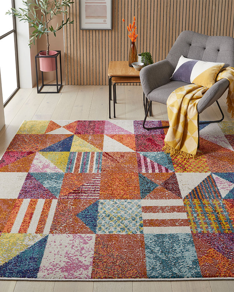 CARNAVAL CAR02 MULTI BRIGHT RUG