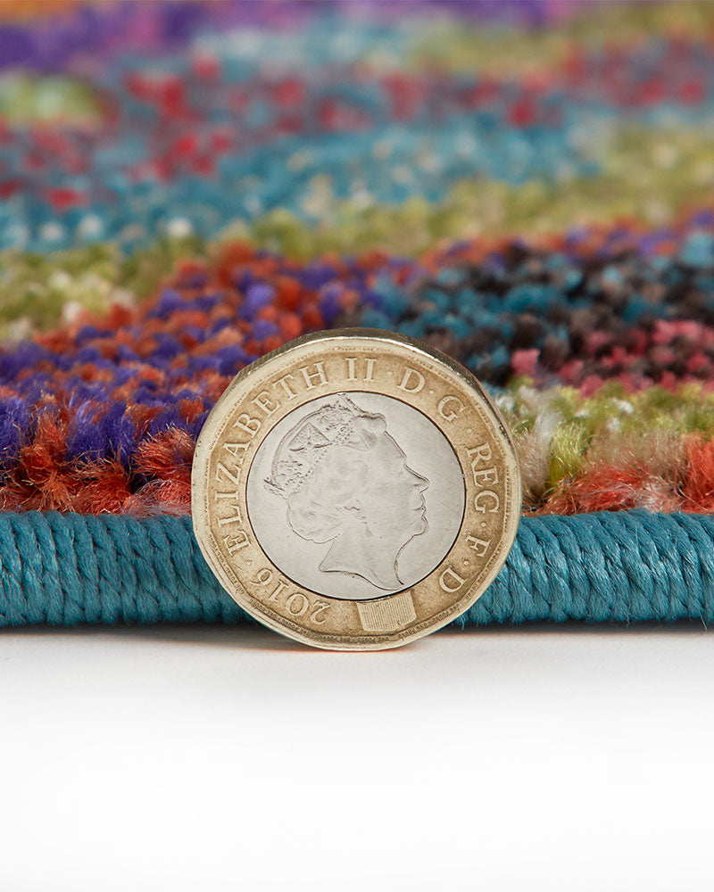 CARNAVAL CAR104 MULTI BRIGHT CHEVRON RUG