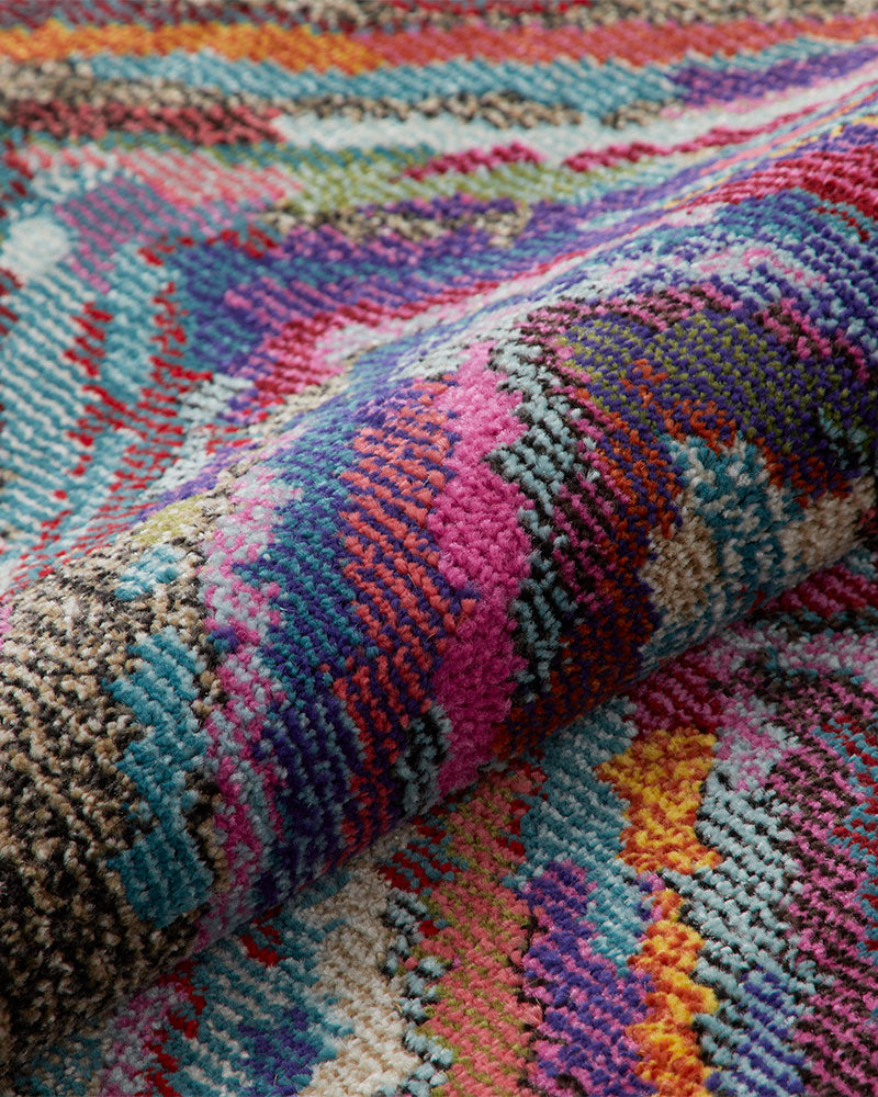 CARNAVAL CAR104 MULTI BRIGHT CHEVRON RUG