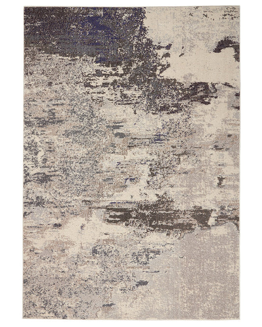 CELESTIAL CES02 IVORY GREY BEIGE MULTICOLOUR ABSTACT