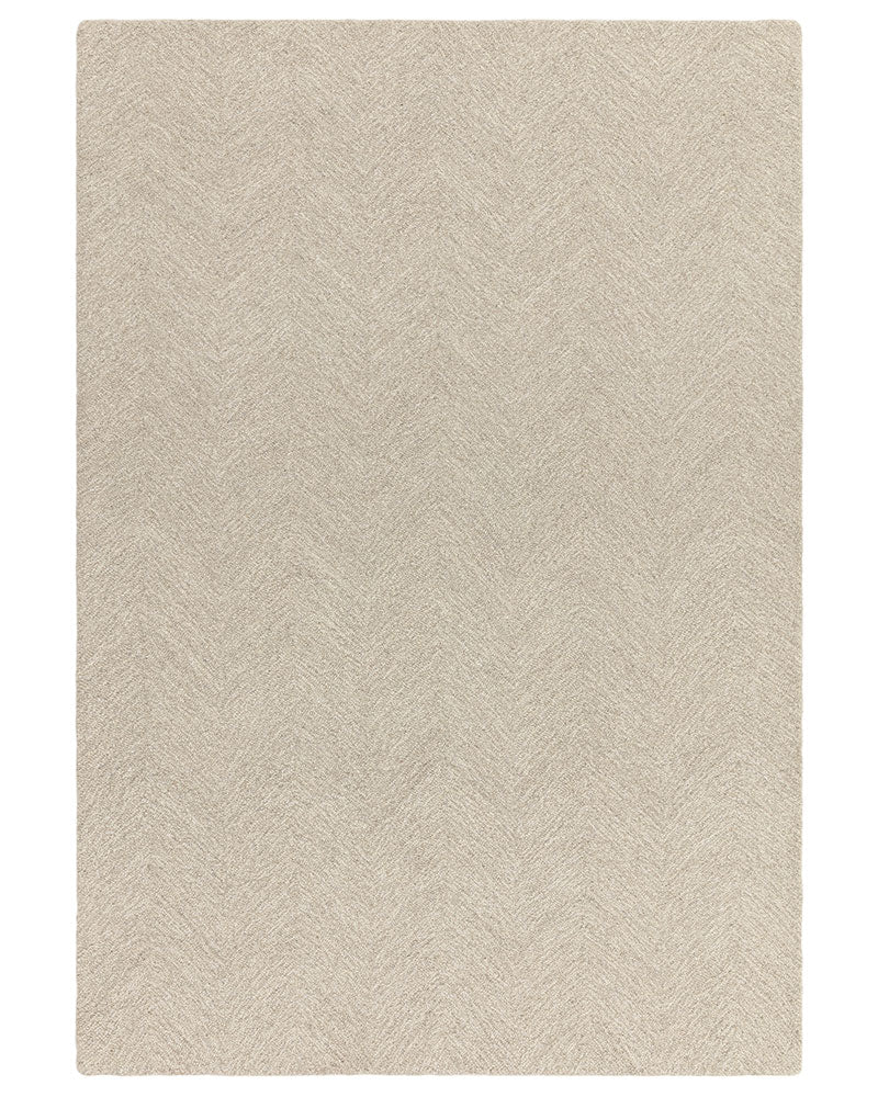 THEODORE CHEVRO SAND TEXTURED WOOL LOOP RUG
