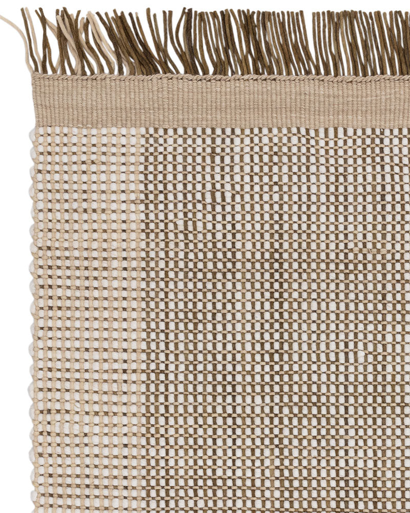 AVALON FOREST GREEN WOOL FLATWEAVE RUG