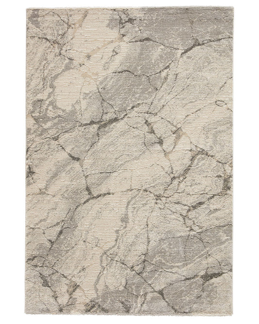 GENEVA 1614 MODERN MARBLE BEIGE GREY RUG