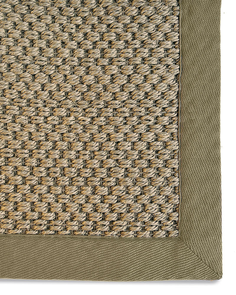 ORIGINS SISAL SAGE GREEN WITH SAGE GREEN BORDER RUG