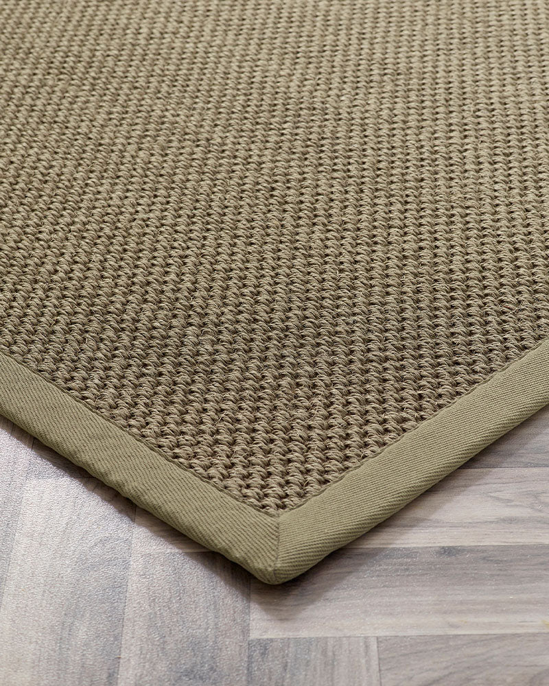 ORIGINS SISAL SAGE GREEN WITH SAGE GREEN BORDER RUG