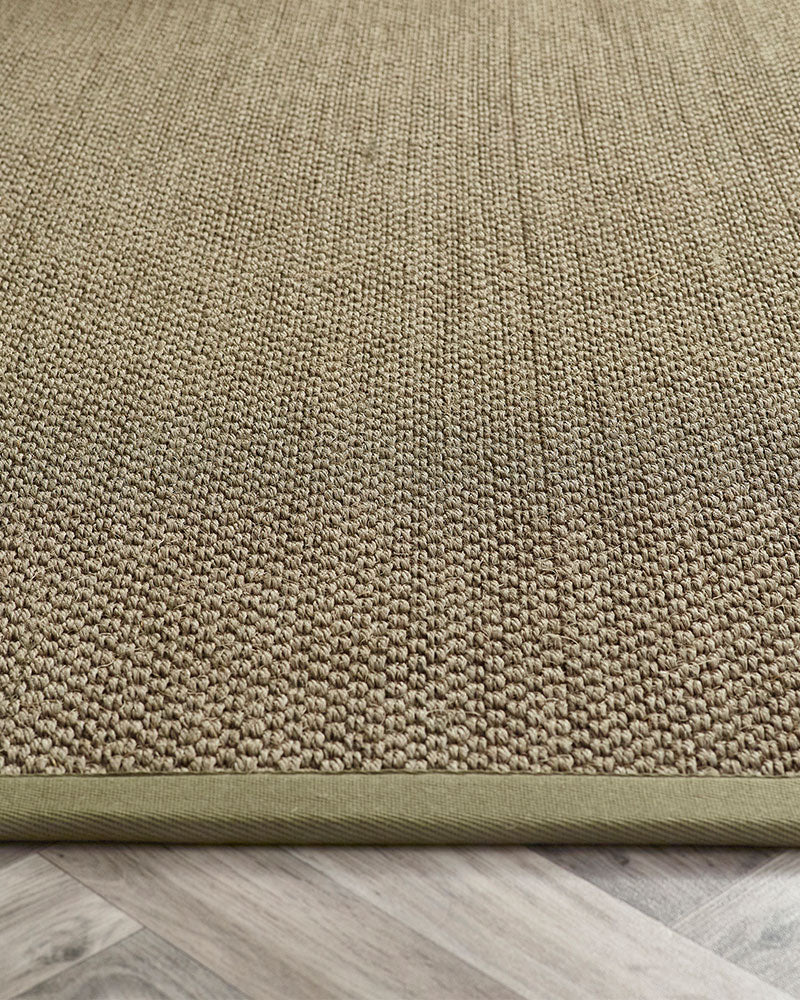 ORIGINS SISAL SAGE GREEN WITH SAGE GREEN BORDER RUG