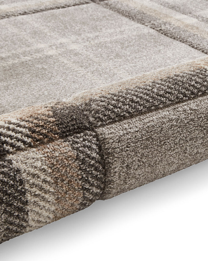 CATHERINE LANSFIELD KELSO GREY CHECK TARTAN RUG