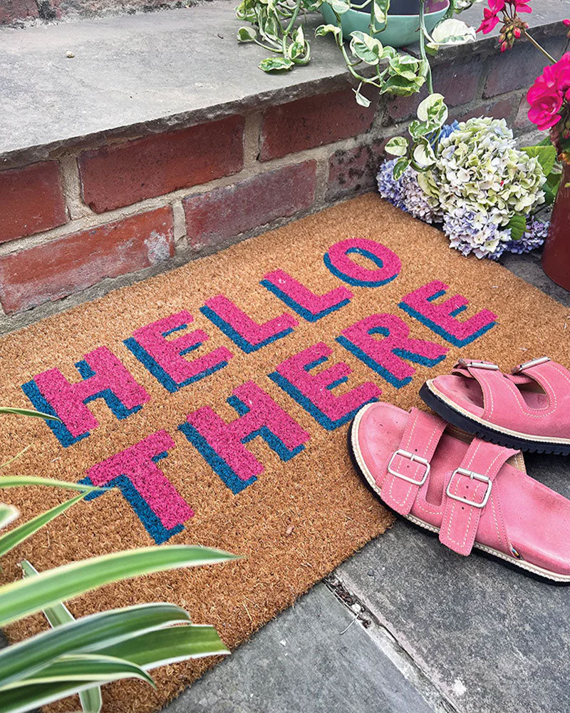 HELLO THERE PRINT COIR MY MAT DOORMAT