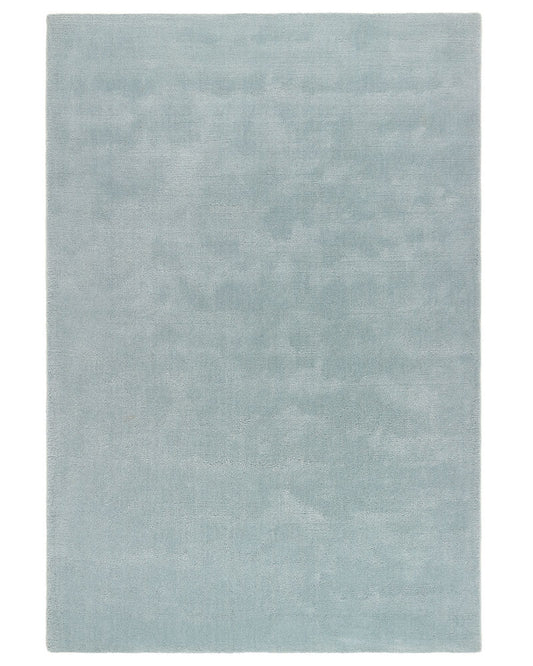 HUSH PLAIN LUXURY WOOL RUG ICE BLUE