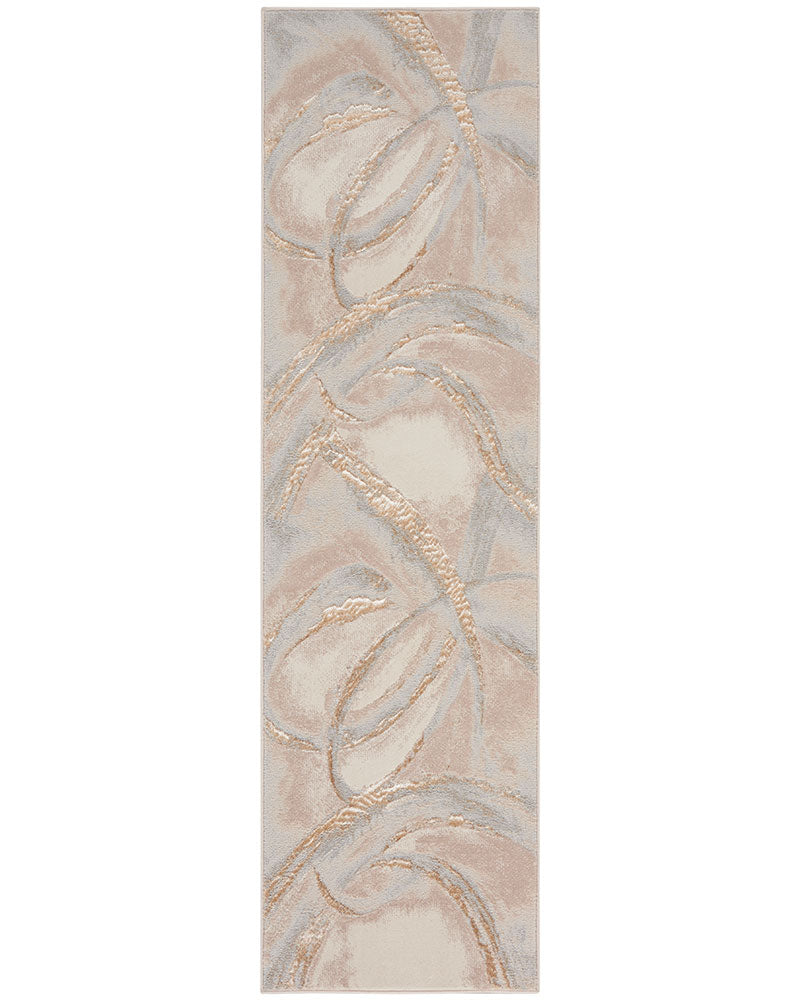 BRUSHSTROKES BSK01 BEIGE GREY RUG