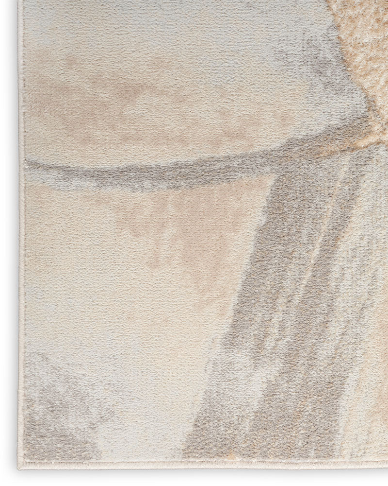 BRUSHSTROKES BSK01 BEIGE GREY RUG