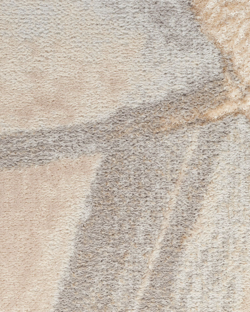 BRUSHSTROKES BSK01 BEIGE GREY RUG