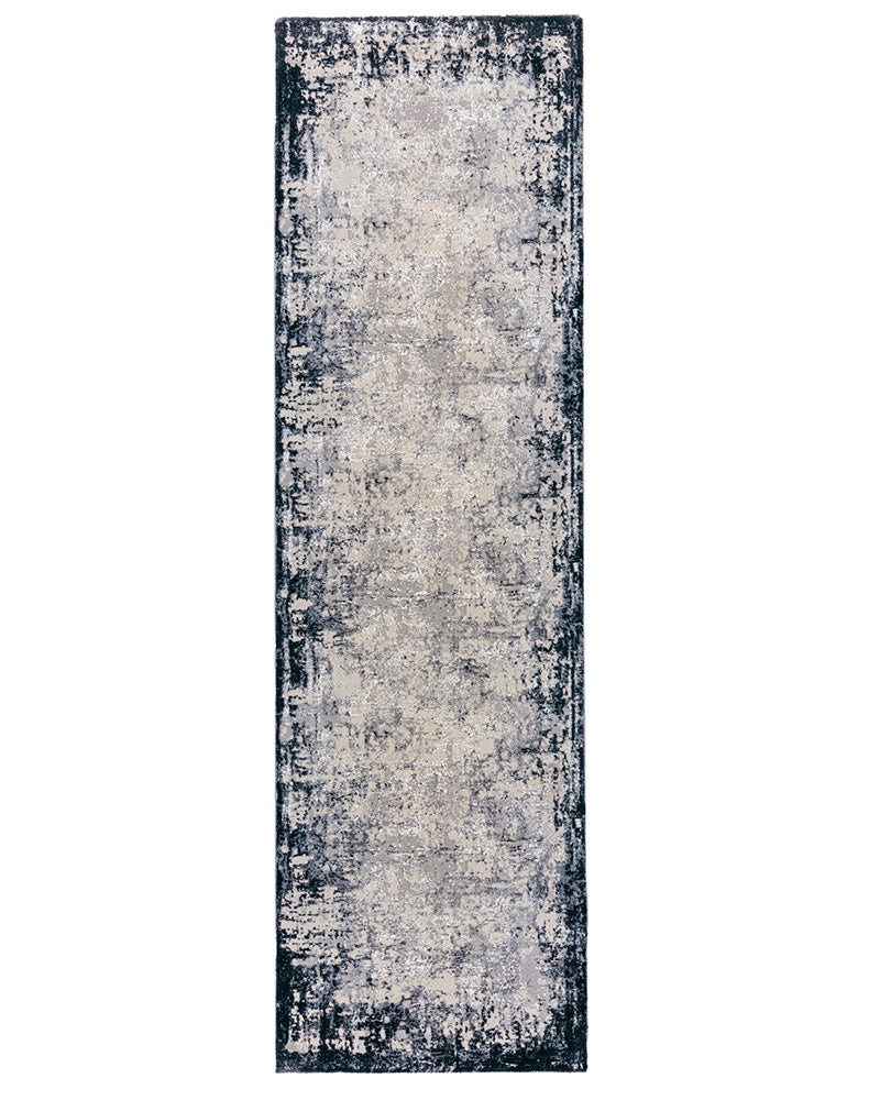 KUZA BORDER NAVY BLUE RUNNER 66X240CM