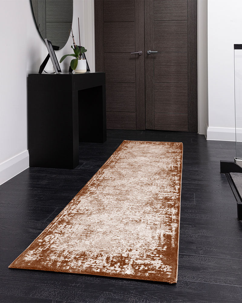 KUZA BORDER TERRACOTTA RUNNER 66X240CM