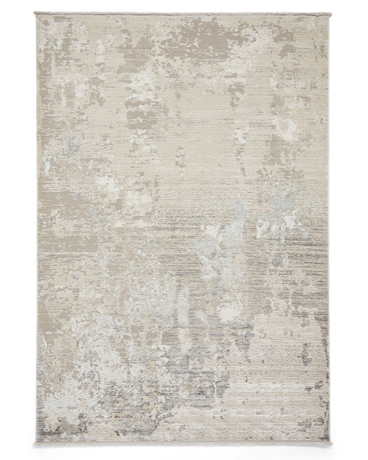 MIRAGE MR93 GREY MODERN ABSTRACT METALLIC RUG