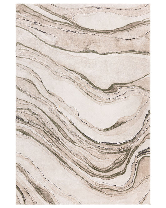 MIRAGE QUARTZ GREEN DEEP PILE RUG