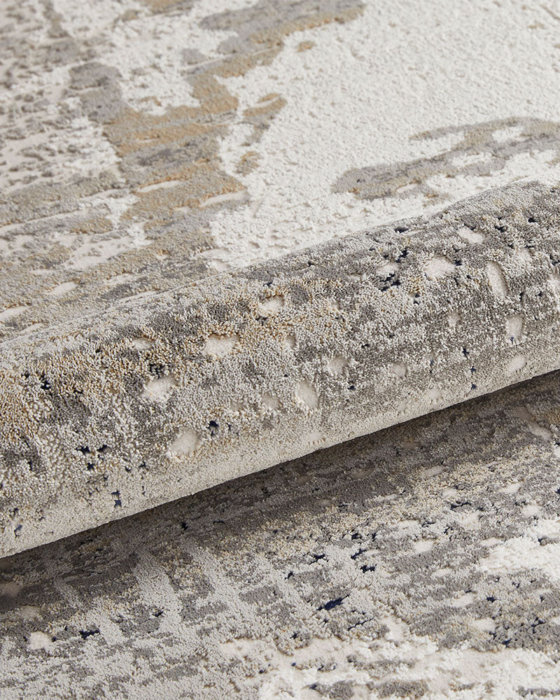 SKYLINE SK103 IVORY BEIGE ABSTRACT RUG