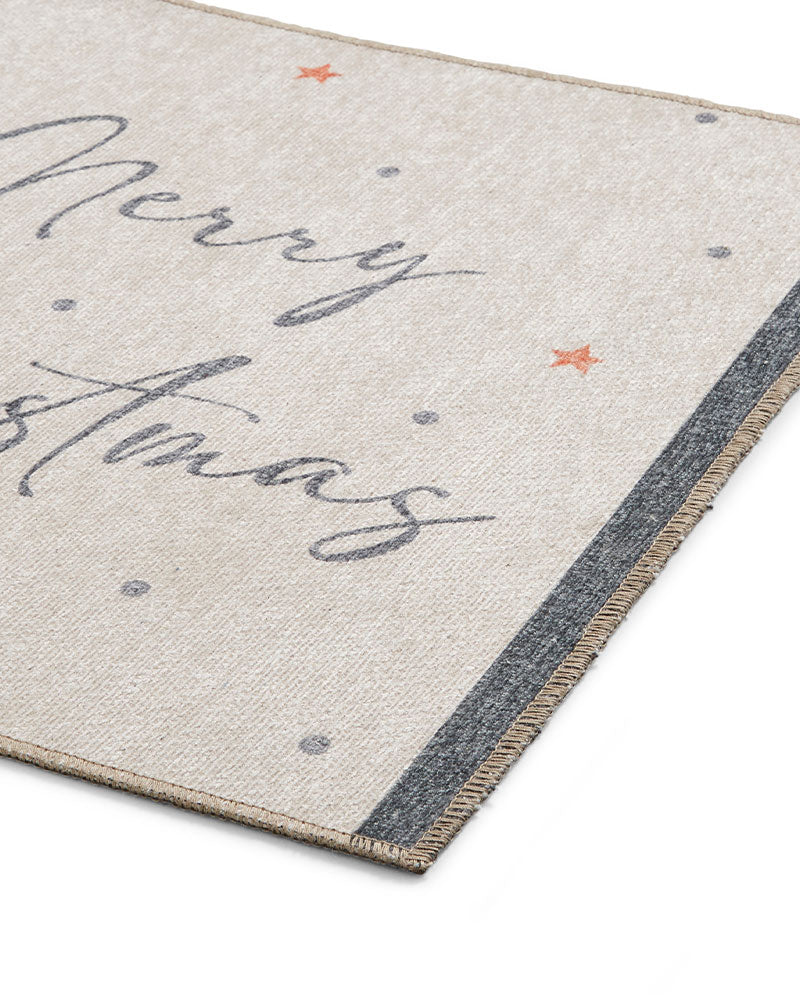 CHRISTMAS TREE WASHABLE RUNNER & MAT SET
