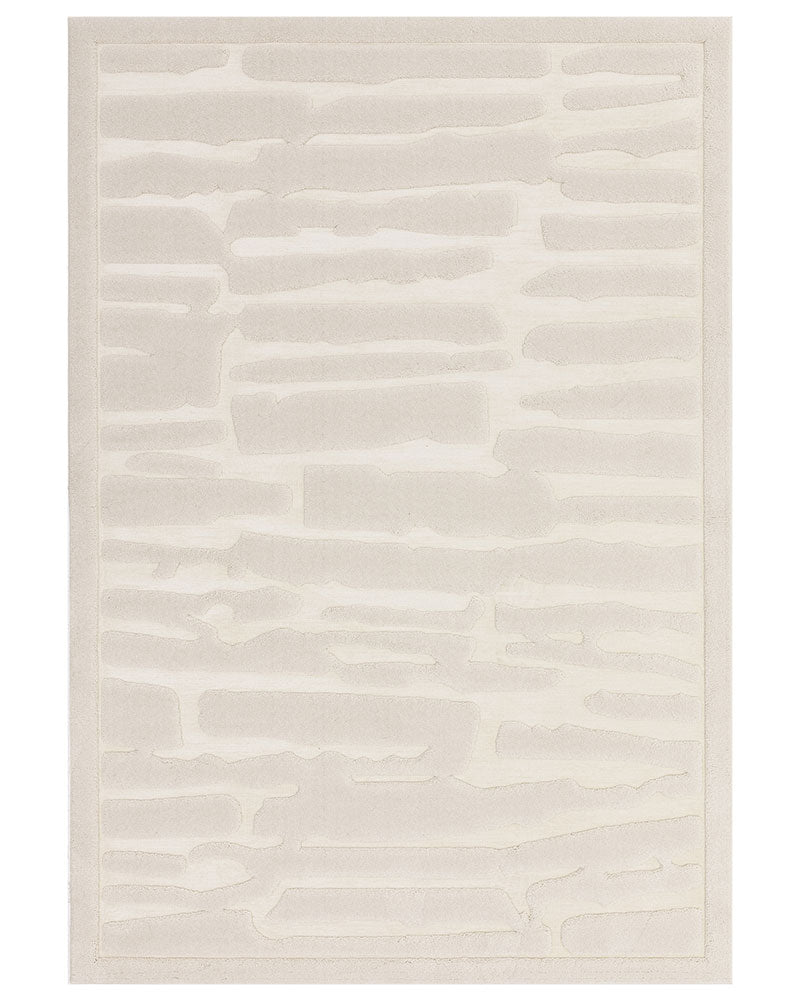 VALLEY 05 IVORY PATH SCANDI CARVED RUG
